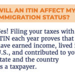 Will an ITIN affect my immigration status?
