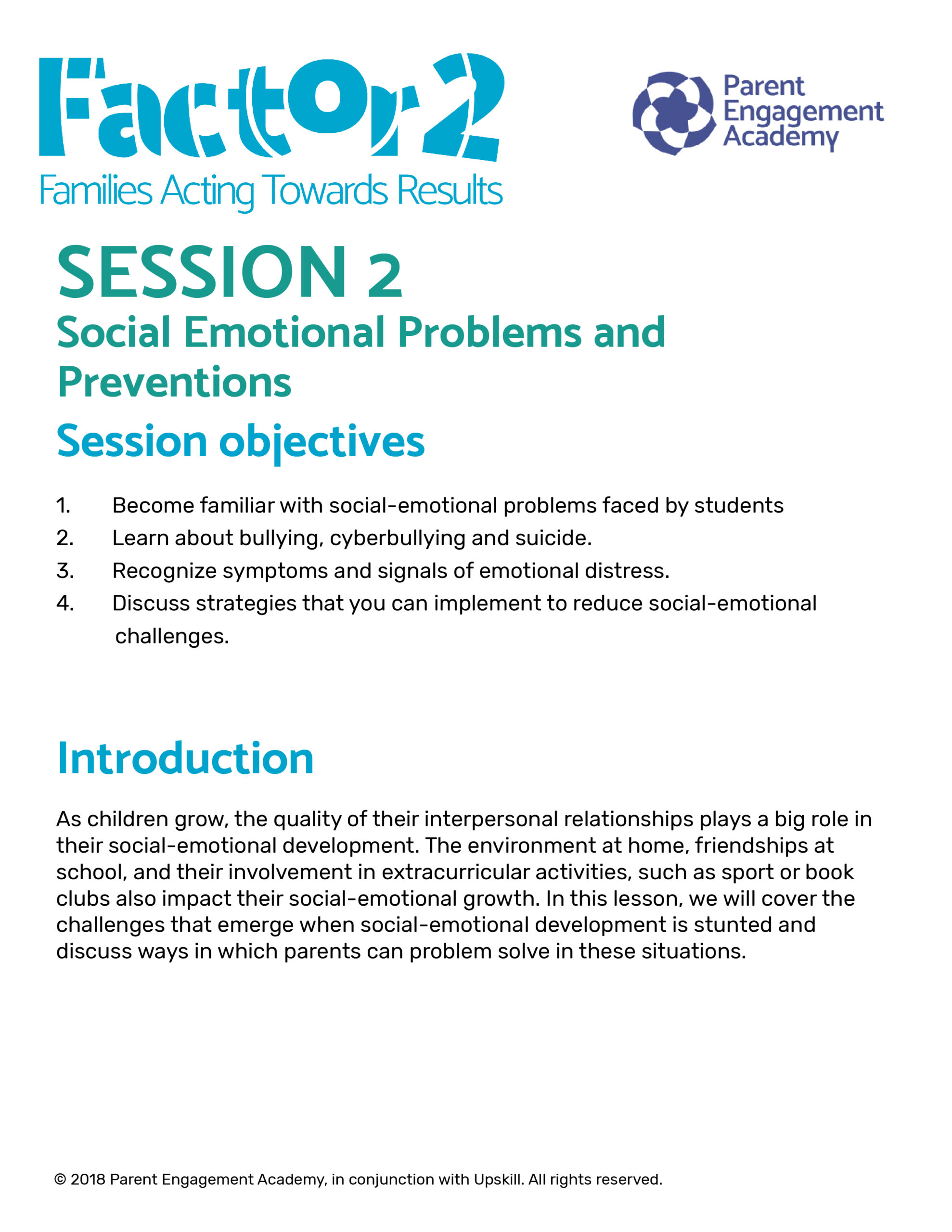 Factor 2 | Session 2