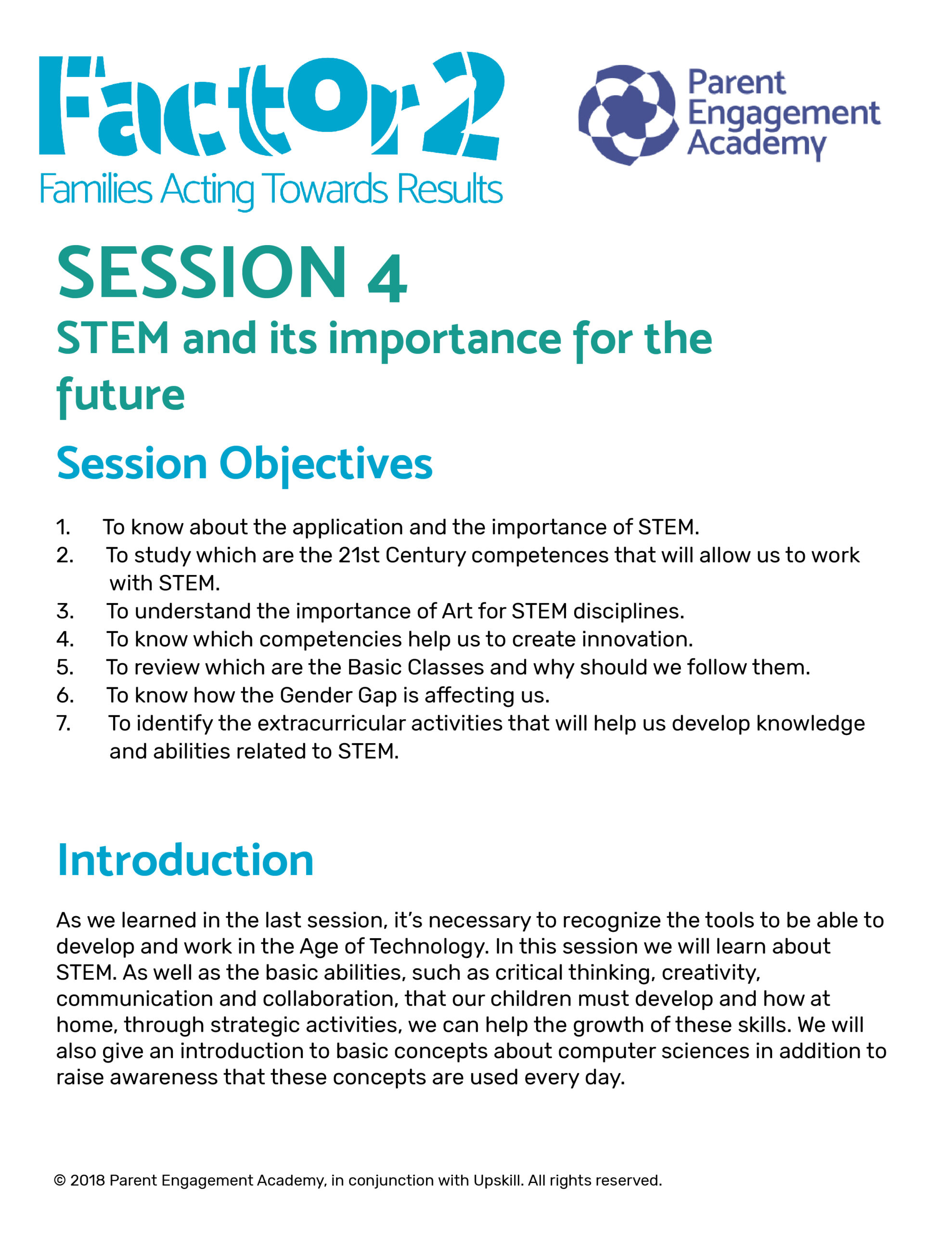 Factor 2 | Session 4